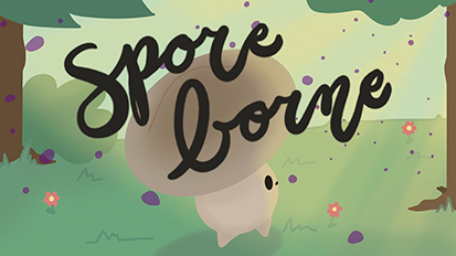 Illustrations for the indie game Sporeborne.